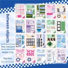 20pcs/Set 16 Kinds Of 3D Mechanism Collection Book, Handmade DIY Origami Book, Planner, Notebook, Multi-Functional Stickers, DIY Stickers, Weekend Special No-Cut 3D DIY, Quiet Book Children's Handmade Craft Book - 3d Material Book - View 7