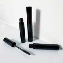 1/2/4/5pcs 8ml Empty Mascara Tube With Eyelash Wand For Castor Oil, Refillable Clear Bottle Sample Size Container For Eyelash Eyebrow DIY Cosmetics Bulk Wholesale - Multicolor - View 7