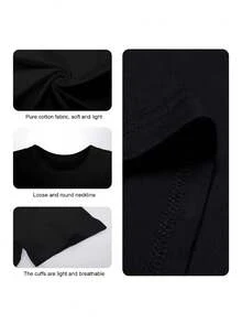 deyin Women T-Shirts - Black - View 5