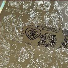 Nail Art Stamping Plate, Chinese Style Floral Patterns, Texture Designs For Dark Aesthetic Nails, Transparent Stamping Silicone Stamp Tool - Multicolor - View 5