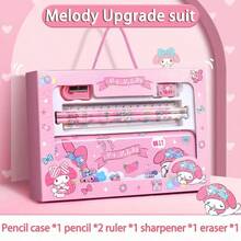 Bộ văn phòng phẩm hoạt hình dành cho trẻ em, hộp quà tặng bao gồm bút chì và tẩy, bộ đồ dùng học tập, quà tặng cho trẻ em, chúc trẻ học tập vui vẻ. - Nhiều màu - Xem 8