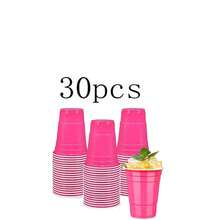10-100pcs/Set Reusable Mini Party Cups, Suitable For Snacks, Juice, Any Party Occasions - Multicolor - View 17