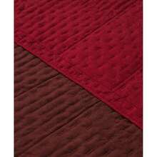 LIGHTWEIGHT DOUBLE QUILTED DOUBLE VIEW DUVET. - Wine - View 2