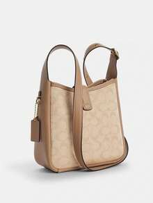 Coach Bolso cruzado para mujer Hadley 25, bolso tote pequeño con correa ancha - Albaricoque - Ver 4