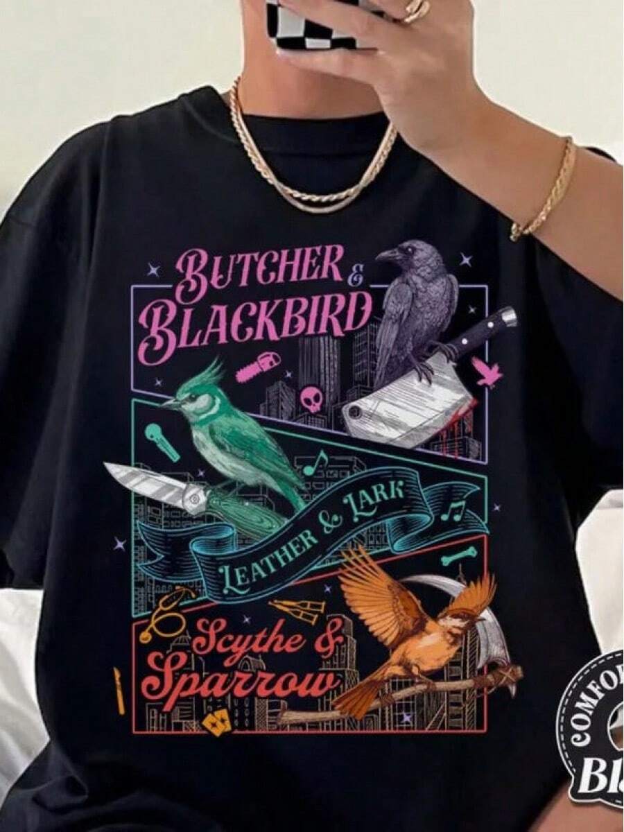 Dark Romance Theme T-Shirt, Sexy Bookworm T-Shirt, Gothic Romance Reader T-Shirt, Fantasy Novel Enthusiast Gift, Booktok Style T-Shirt, Vintage Aesthetics - Black - View 1