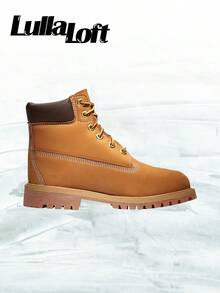 Timberland 6" Boot Wheat (GS)– Order Sneakers– Shoes For Women - Vintage-Spring & Summer-Inspired Running Shoes, Shock-Absorbing Comfort, Gym To Streetwear Casual Wear -Mother's Day Gifts-Father's Day Gift-TB112909 713 - Wheat/Wheat - 查看 2