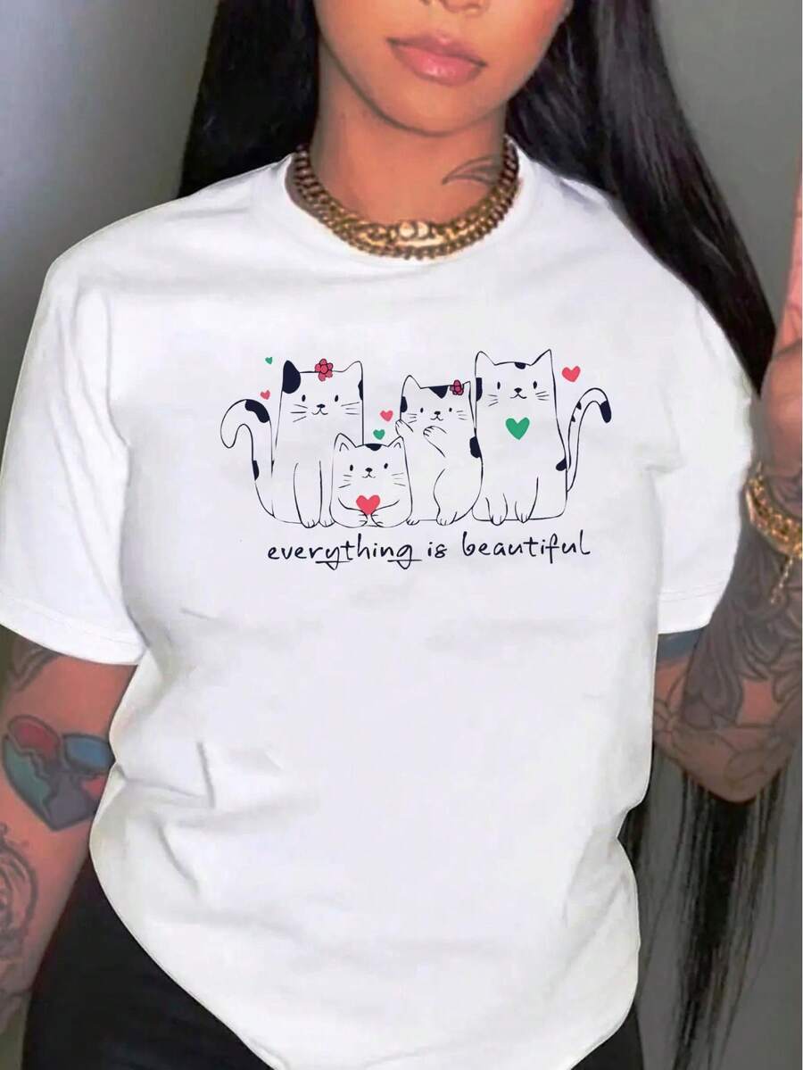 Women T-Shirts - White - View 1