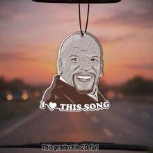 SepSky 2.76 Inch Car Fragrance Hanging Ornament - "I Love This Song" Scented Decor, Fresh Air Aroma Pendant, 2D Flat Car Decoration, Essential For Home & Life, Long-Lasting Fragrance - I Love This Song - View 8