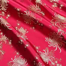 HHMC 1pc High-Quality Jacquard Fabric, Soft Satin Texture With Exquisite Floral Pattern, Elegant Decorative Textile Suitable For Sewing, DIY Crafting And More - Jacquard Fabric - View 17