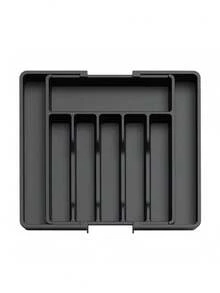 Efficient Space Saving Organizer Tray With Extendable Adjustable Width Design Sleek Storage Box Versatile Silverware Drawer Organizer Utensil Holder Flatware Kitchen Drawers Room Home Bathroom Decor Kitchen Essentials Wedding Apartment Essentials - Multicolor - View 12