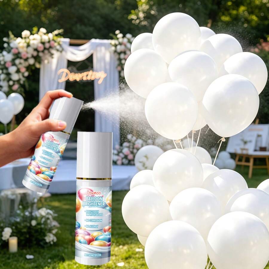 1 Bottiglia di Spray Illuminante per Decorazioni con Palloncini, Spray Antiossidante a Lunga Durata con Texture e Lucentezza della Superficie del Palloncino, Aumenta la Lucentezza della Superficie, Rende la Superficie del Palloncino Più Liscia e Delicata, Migliora la Texture Complessiva e il Valore Estetico. Spray per Palloncini per Matrimoni e Feste di Compleanno (Stili Nuovi e Vecchi Spediti Casualmente)