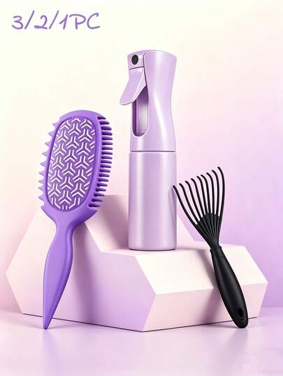 Lược chải tóc xoăn có lỗ thông hơi giúp tạo kiểu mượt mà, dễ dàng chia tóc và mát-xa da đầu thoải mái.