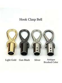Uxcell Tapas finales de cordón, Accesorios de cuentas de extremo de cordón, Adecuado para hacer joyas con borlas, correas de bolso, decoraciones de bolso DIY, regalos de maestros, etc. - Multicolor - Ver 4