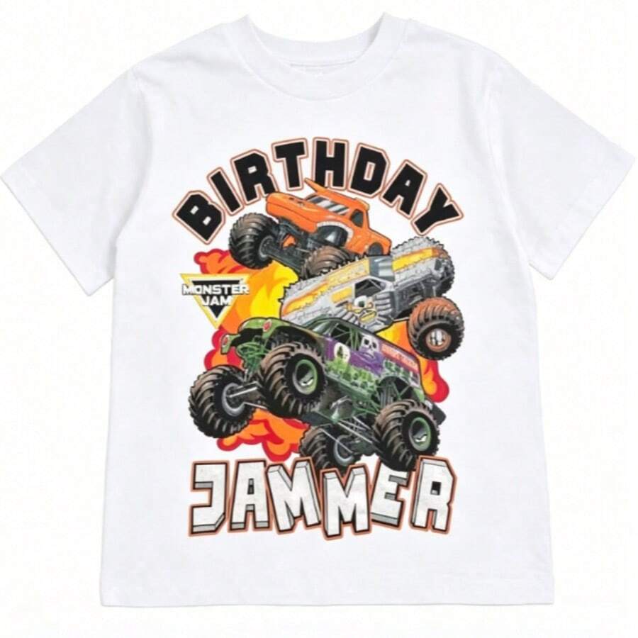 Teen Summer Clothes, Teen Girl Summer Clothes, Youth Boys Clothes, Summer Tops, Mom And Daughter Matching, Casual Cotton T-Shirt Unisex, Boys Summer Outfits Tween Summer Clothes, Family Matching Outfit, Monster Jam Birthday T-Shirt Toddler To Big Kid GR0AVE DI0GGER El Toro Loco Maximum Destruction Casual Loose Fit Round Neck Short Sleeve T-Shirt Comfortable For Daily Wear, Street Style, Home, Vacation In SpringSummer,Mommy And Daughter Matching Outfit Girls Clothes, Adult And Children's Sizes Gift For Kids, Friends And Family - trắng - Xem 1