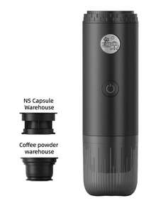 1pc Cafetera Capsulas, Electric Coffee Machine With Self Heating Function, USB-C Charging, Compatible With Coffee Capsules And Coffee Powder, Suitable For Camping, RV And Office Use. Cordless Coffee Machine - Multicolor - View 20