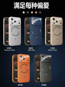Large Window Instantly Transforms Into A Heat-Dissipating Magnetic Phone Case, Suitable For 17/16/15/14/13 Pro/Pro Max With Full Lens Protection Case - Black - View 3