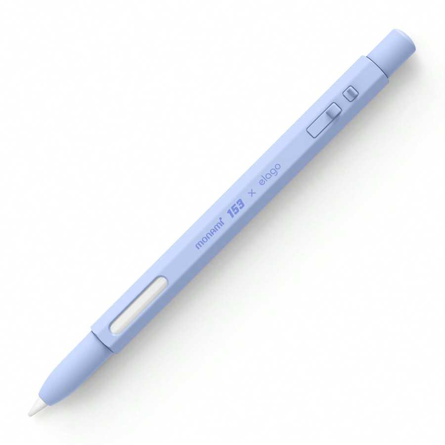 Elago X MONAMI Compatible With Apple Pencil Pro Case & Apple Pencil 2nd Generation Case, Back To School, Gift For Friends And Family, Apple Pencil Accessories, Magnetic Charging And Double Tap, Durable Silicone, Premium Stylus Cover, Protective Covering - 紫色 - 查看 1