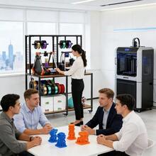 Double Metal 3D Printer Stand With Filament Storage, T-Shaped Filament Holder, And Locking Casters. Mobile Or Stationary Workbench For Two 3D Printers, Ideal For Home And Workshop Use. - Black - View 6