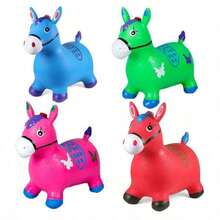 Cheap Inflatable PVC Ride-On Deer Toy For Kids, Cute Animal Toys - Random Color - View 5
