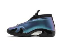Nike Air Jordan Womens Air Jordan 14 Retro Low 'Love Letter' (Women's Sizes) Mineral Teal/Metallic Silver/Black DH4121-300 Spring New - 水鴨藍 - 查看 3