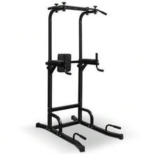 Power Tower Pull-Up Bar Dip Station For Strength Training, Suitable For Home Gym - Black - View 8