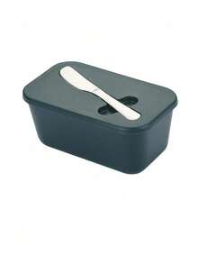 1 Set Butter Dish, Including 1 Large Butter Pot (For Countertop), 1 Sealed Butter Holder, And 1 Separate White Butter Knife, Kitchen Christmas Gift - Multicolor - View 20