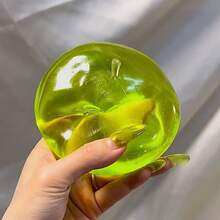 WPETLE 1个青苹果挤压玩具 - 解压玩具，适合玩耍和缓解压力，感官玩具，小礼品袋，派对小礼物，圣诞节礼物，生日礼物，不可食用 - 彩色 - 查看 10