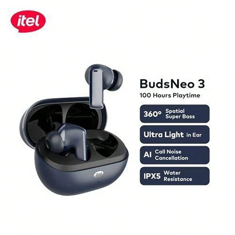 BudsNeo 3 无线蓝牙耳机，AI通话降噪，长达100小时的超长续航，IPX5级防水，低延迟 - 查看 1