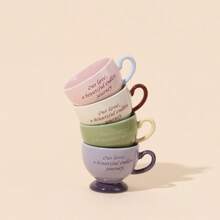 Bộ 4 tách cà phê espresso Ý, thiết kế độc đáo, dung tích nhỏ 70ml, làm thủ công, thích hợp cho espresso, trà sữa, đồ uống bằng gốm sứ, an toàn khi sử dụng trong lò vi sóng và máy rửa chén, đóng gói hộp quà, quà tặng Giáng sinh, dễ vệ sinh. - Nhiều màu - Xem 12