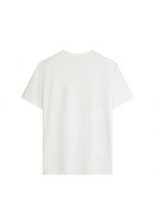 Plus Size Women's Summer Frog Print Casual Simple Loose Everyday Street Style Round Neck Plus Size Short Sleeve T-Shirt White - White - View 3