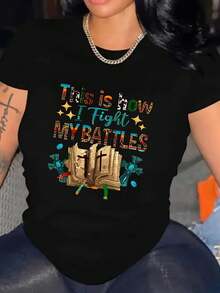deyin Women T-Shirts - Black - View 1
