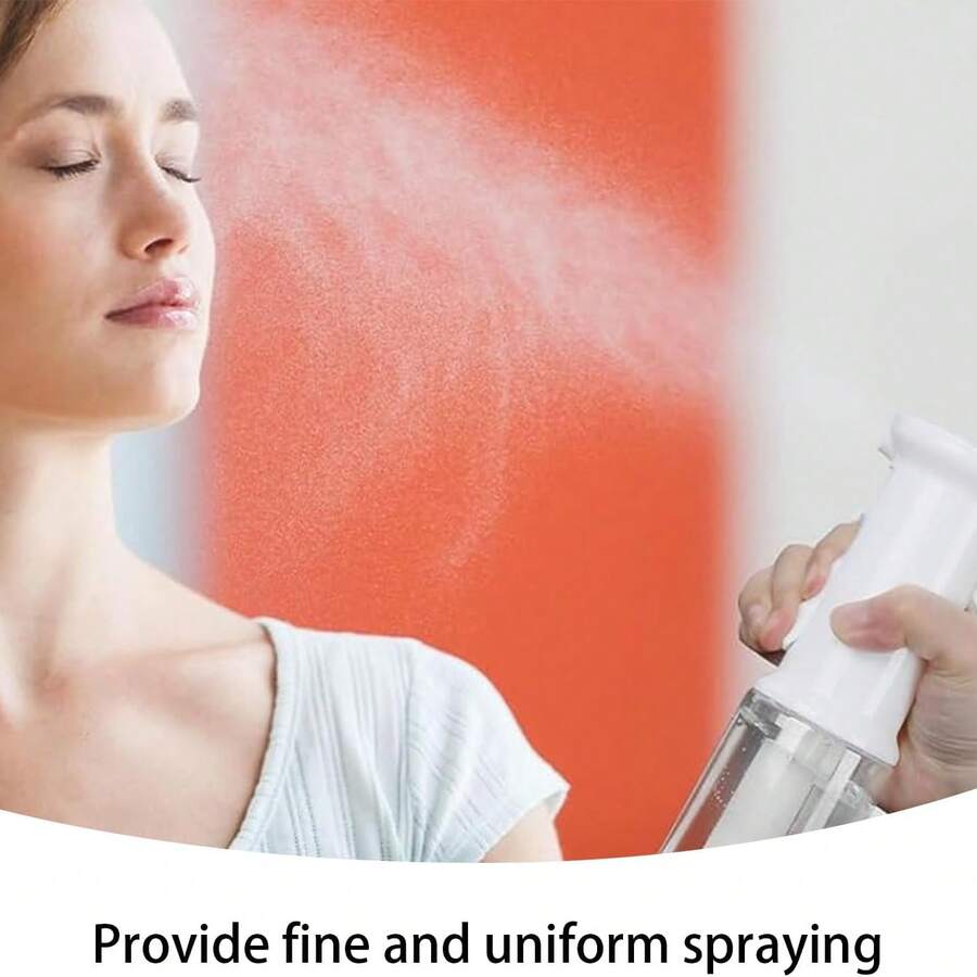 Bình xịt liên tục 200ml, phun sương siêu mịn, có thể nạp lại, thích hợp cho tạo kiểu tóc, sử dụng trong salon, chăm sóc da, làm sạch và các liệu pháp thảo dược.