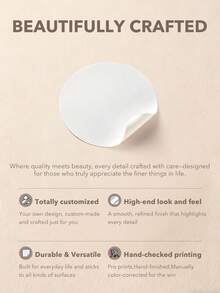 1.6英寸 100张定制婚礼贴纸，个性化圆形贴纸，可爱婚礼回礼贴纸，手工贴纸，商务贴纸，12种颜色，婚礼姓名贴纸，个性化贴纸，感谢贴纸，婚礼标签，适用于派对和庆典，永恒的爱，简约风格 - 空白的 - 查看 9