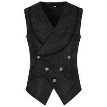 Men Cosplay Clothing - Black and White - View 6