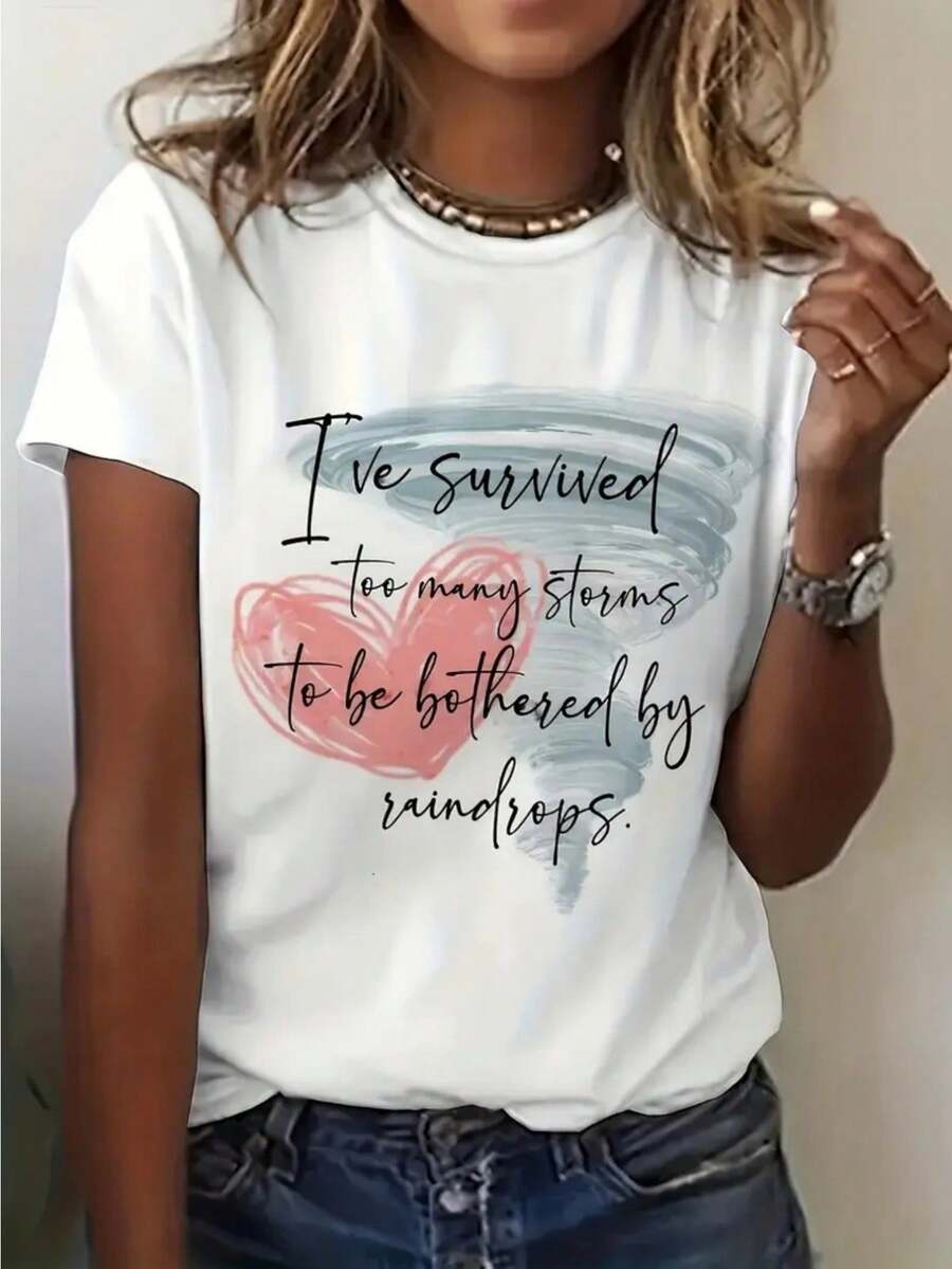 deyin Women T-Shirts - White - View 1