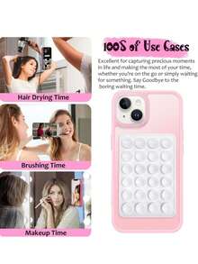 Funda de teléfono con ventosa de silicona, soporte de teléfono con ventosa, soporte de teléfono adhesivo, ventosa, accesorios de teléfono, adecuado para teléfonos de mujeres, proporciona una solución de fijación conveniente para colocar varios artículos en la vida diaria - A - Ver 3
