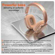 SUNJOM Wireless Bluetooth Over Ear Headphones Up To 28H Battery Life Headset With Microphone Gym Overhead Headphones Compatible With IOS & Android Mobile Phones,Computers,Laptop(Silver) - trái cam - Xem 6
