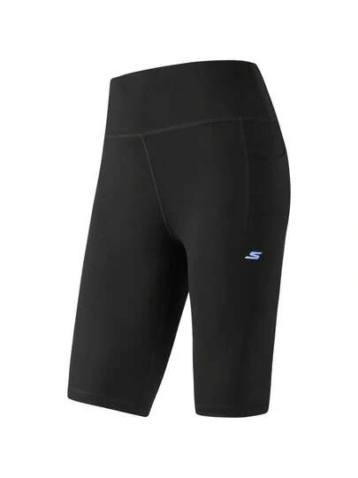 Skechers Pantalones cortos deportivos de punto transpirables de verano para mujer