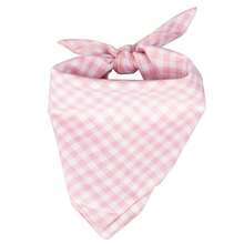 Bandana triangular universal ajustable para mascotas con estilo bordado personalizado, con nombre y texto, babero para babas, bandana para gato y perro, babero - Multicolor - Ver 8