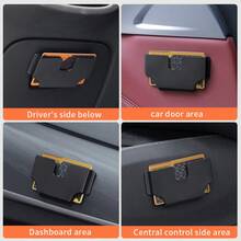 Car Mounted Card Holder Voucher Storage Box Car Refueling High-Speed Card Slot Card Holder Creative Utensils Auto Storage Paste Arbitrarily - A - View 8