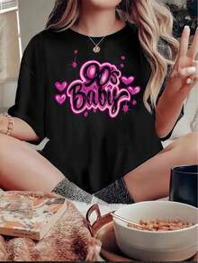 Women T-Shirts - Black - View 9