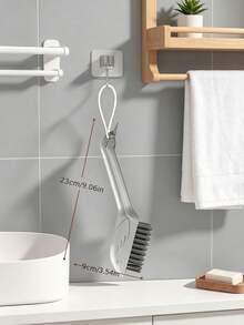 Multifunctional Crevice Cleaning Brush, Cartoon Swan Design, Brush Handle Top Can Be Used As A Scraper To Remove Stubborn Stains. Suitable For Cleaning Crevices In Kitchen, Bathroom And Furniture - Multicolor - View 7