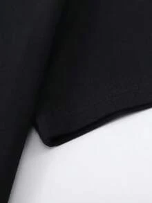 Dam-T-shirts - Svart - Visa 6