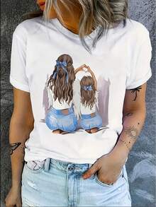 deyin Women T-Shirts - White - View 1
