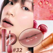 Rom&Nd 1入 3.5g Juicy Lip Tint 2.0 32 Dani Guava，清新番紅石榴粉，提亮氣色，清爽保濕，適合日常戶外出行，柔嫩亮澤唇彩 - 果汁唇釉2.0 32 丹妮 番石榴 - 查看 7