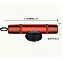 Búa an toàn ô tô 2 trong 1: Dụng cụ thoát hiểm khẩn cấp tích hợp dao cắt dây an toàn và dụng cụ phá kính bằng hợp kim, thiết kế kim loại di động kèm giá đỡ. - A - Xem 2