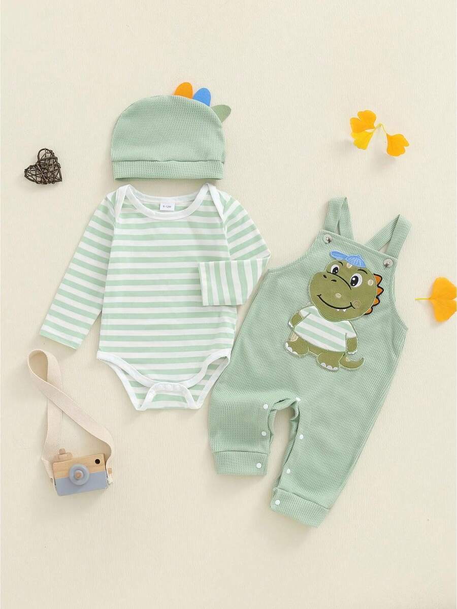 Baby Boys T-Shirt Co-Ords - Green - View 1