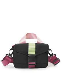 1 Stück unisex Mini wasserresistente Klapptasche, tragbare Schulter-/Umhängetasche für Arbeit, Schule, Einkaufen, Reisen, geeignet als Geschenk zum Vatertag - Verschiedenfarbig - Übersicht 3