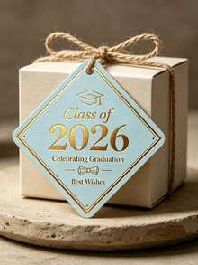 Customized Wedding Gift Tags, Graduation Season, Party Gift Tags, Customized Mother's Day Tags, Christmas, Halloween Event Gift And Decoration Tags, Personalized Thank You Cards, Customized Party Decorations, Guest Gift Labels - Graduation Season Hang Tag - View 7
