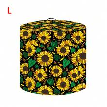 1pc Sunflower Pattern Rice Cooker Dust Cover, Modern Style Polyester Flower Print Available In Multiple Sizes, Kitchen Home Decor Appliance Cover Cloth, Dustproof, Washable Dust Cover ,Decorative Appliance Dust Cover With Top Handle & Storage Pockets - Full Coverage - View 34